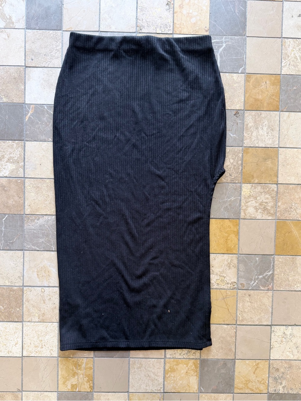 Forever 21 Black Midi Skirt